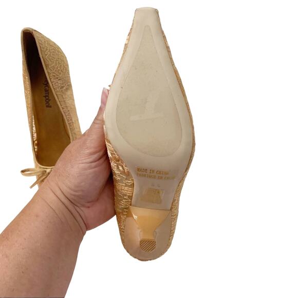 Jeffrey Campbell Gracious Pump NEW Tan Size 5.5 - Picture 4 of 12